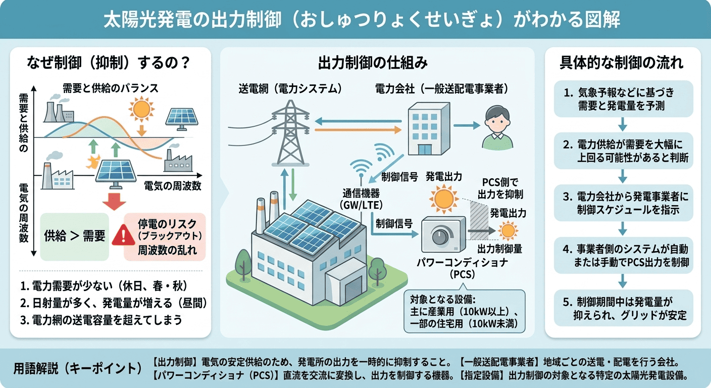 太陽光発電のデメリット！出力制御のイロハ