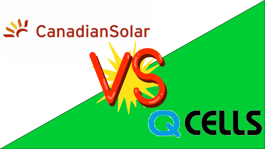 【太陽光発電】カナディアンソーラーとQセルズ比較まとめ
